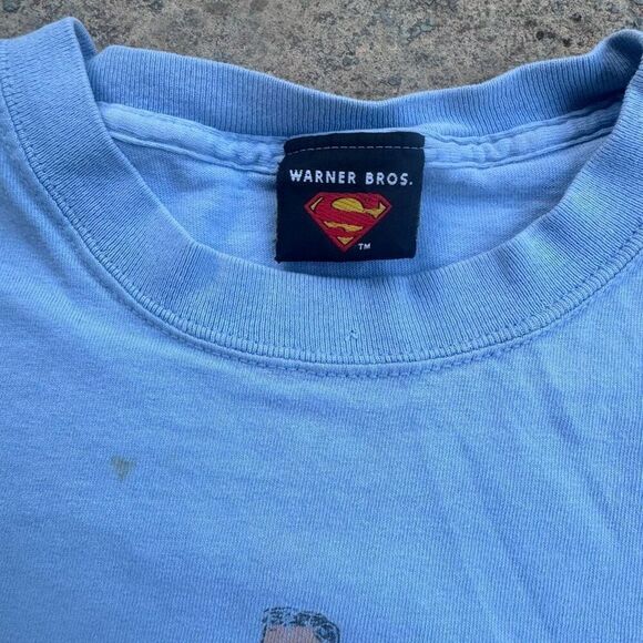 2002 DC Comics Original Super Man Movie Promo Y2K Shirt - Picture 3 of 4